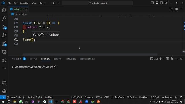 Filter Method loop || Typescript