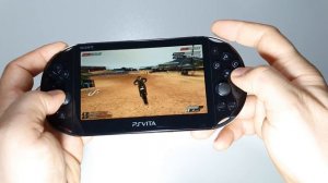 MXGP - The Official Motocross Videogame Compact  | PS Vita Slim handheld gameplay