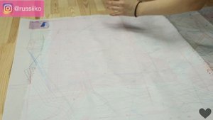 Работа с выкройкой Burda | Как снять выкройку