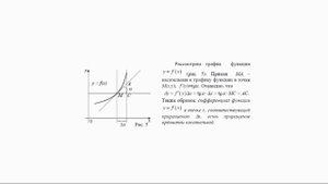 Пределы и производная. 3 Определение дифференциала