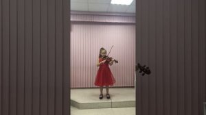 Ф.Кюхлер Концертино скрипка Ксения Шляпина 8 лет