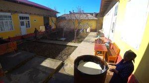 Главное блюдо Навруза!!!Как варят сумаляк в Узбекистане.Узбекистан.