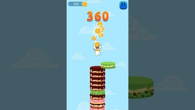 ГОВОРЯЩИЙ ТОМ ВКУСНАЯ БАШНЯ #7 Тортик Челлендж игра ТОМ и Друзья Минимульты #Мобильныеигры