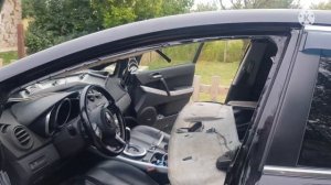Mada cx7 Установка нового люка.