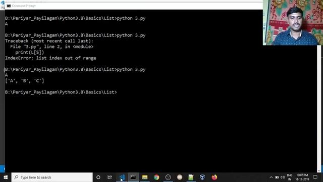 ? Python - LIST and List Slicing | ?Python for beginners | ?Python complete course in Tamil