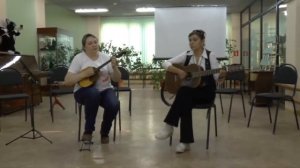 Светит месяц  Гитара и домра  Современная обработка