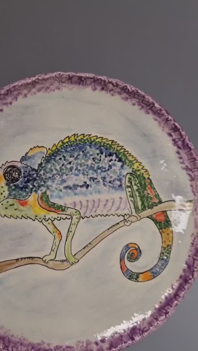 Тарелка "Хамелеон"