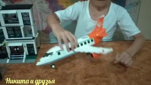 LEGO/ Распаковка конструктора SLUBAN Авиация  M38-B0367 Международный аэропорт