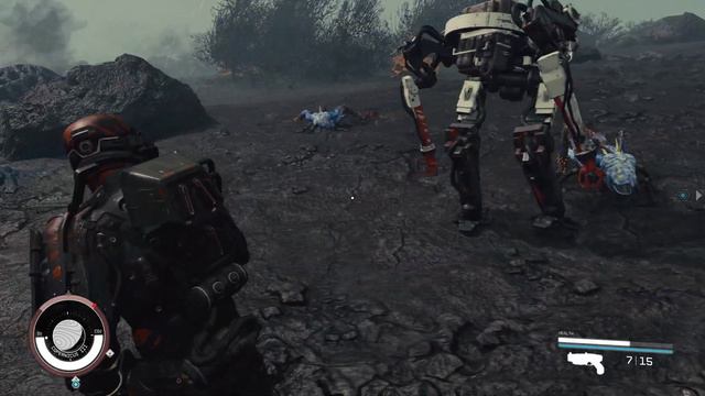 Giant Robot fights stupid space bug (GRAPHIC!!) (Starfield) смотреть онлайн