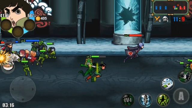 Ninja Moba 5vs5/Rock lee gameplay. unlock all character смотреть онлайн