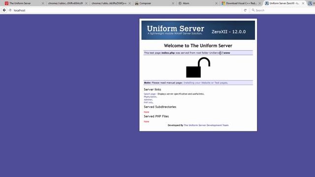 Installing a PHP environment on Windows using Uniform Server смотреть онлайн