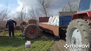 подкормка озимых. СЗС-3.6 с ЮМЗ-6. ежевика и ?