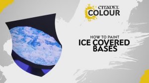 Warhammer 40000 - How to Paint - Ice Covered Bases _ Intermediate _ #Warhammer