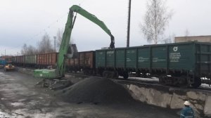 Грейфер Arden BA553R для перегрузки щебня и выгрузка вагонов