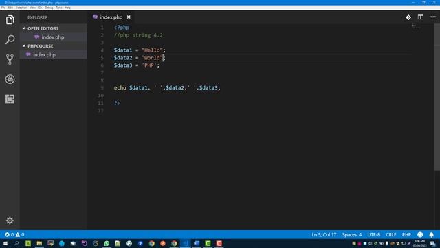PHP Tutorial A-Z Bangla - String Define, Concat, String Functions 4.2