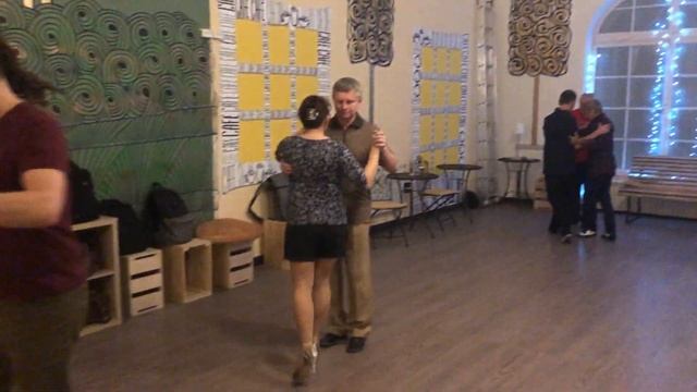 Танго. Урок средней группы. Академия аргентинского танго СПб. смотреть онлайн