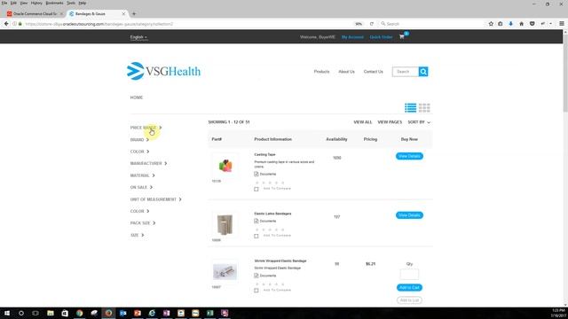 VSG Commerce Demo Site for Oracle Commerce Cloud смотреть онлайн