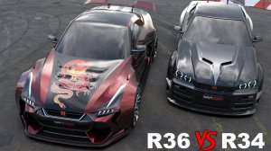 NEW Nissan GTR R36 vs GTR R34 - Meeting of HEIR and LEGEND