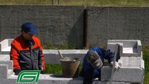 Быстрый дом из полистиролбетона своими руками. Часть 4 - укладка армированного пояса.