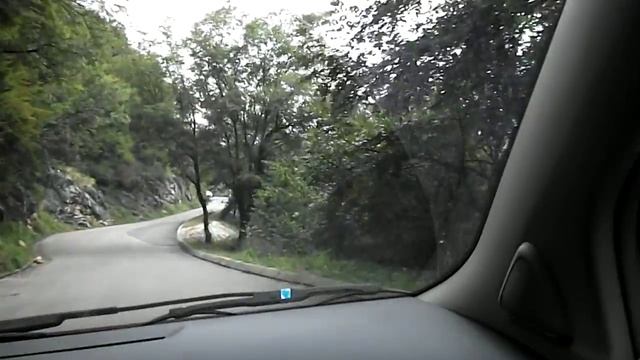 Черногория Путь по серпантину к монастырю Василия Острожского смотреть онлайн