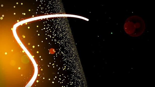 Футаж, световые линии, частицы, часы смотреть онлайн