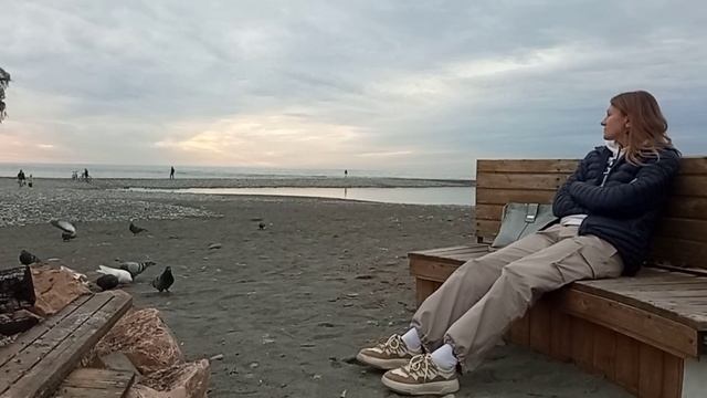 Декабрь. Адлер. Пляж СочиФорния.