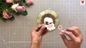 Reverse Decoupage Art on Glass plate - DIY Home decor ideas - Chalk paint - Stencil craft