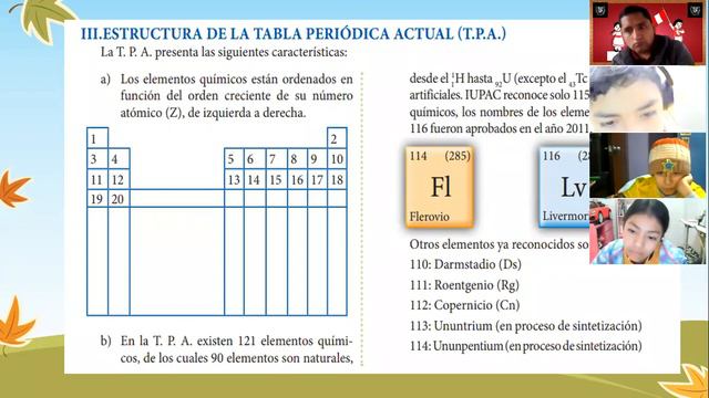 TABLA PERIÓDICA ACTUAL - PARTE 1 смотреть онлайн