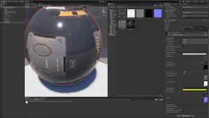 Unity pbr "metallic roughness" material hdrp with shader graph