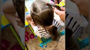 Лёгкая и быстрая причёска в садик ?