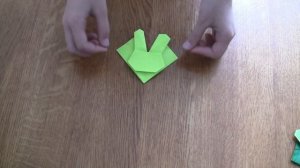 Оригами Закладка Зайчик