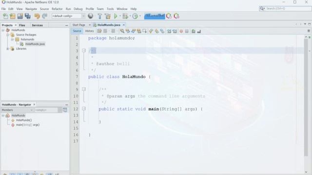 Programación en Java: HolaMundo en Netbeans смотреть онлайн