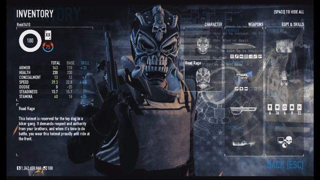 [Payday 2] Road Rage Mask (The Biker Heist DLC) смотреть онлайн