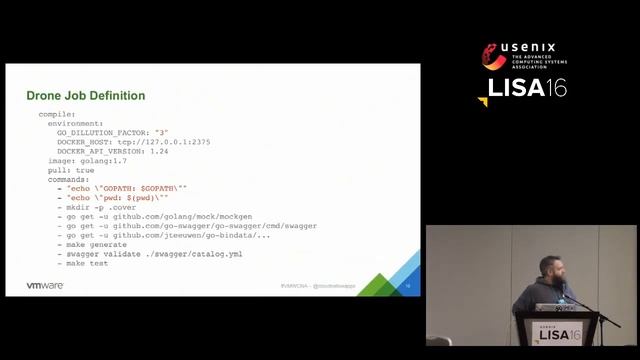 LISA16: Hard Knocks and Soft Spots: A Docker Centric CI/CD Pipeline at VMware смотреть онлайн