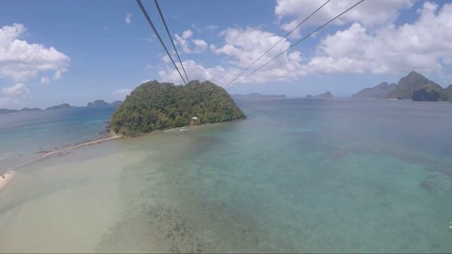 Канатная дорога Эль-Нидо, о.Палаван, Филиппины (Zip Line El-Nido, Palawan, Philippines)