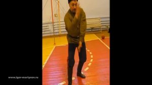 Боевая система "Трилистник". Видео с тренировок, "балухтань".