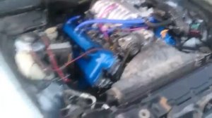 Nissan VH41DE in BMW 5er E39 first run