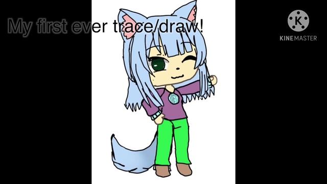 MY FIRST TRACE! the eye are a little wacky смотреть онлайн