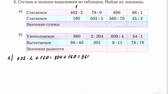Математика 3 класс 123 урок