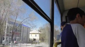 Ақтөбе бывший Актюбинск город ссыльных немцев Поволжья С казахами на автобусе в Новый город