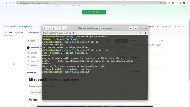 Video 7 Curso git - Oracle APEX смотреть онлайн