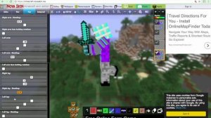 Minecraft Nova Skin tutorial, How to make your own minecraft skin model, AngloCube