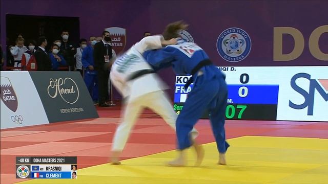 KRASNIQI Distria Gold medal Judo Doha Masters 2021 смотреть онлайн