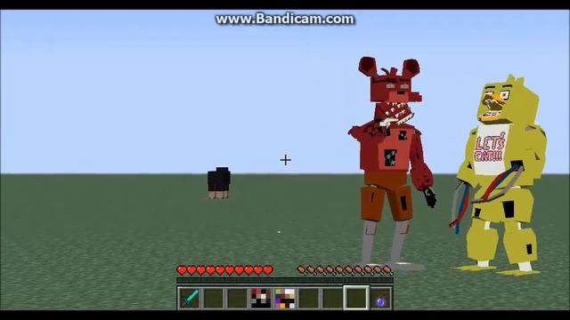 Minecraft mod Fnaf-Five Nights at Freddy's 1,2,3 (mc 1.7.10 ) смотреть онлайн