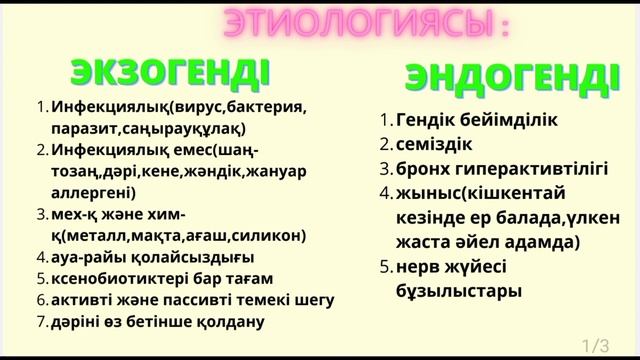 Бронх демікпесі | Бронхиальная астма