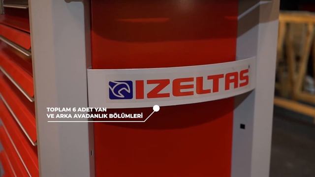 Инструментальная тележка IZELTAS pro-8