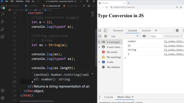 #12 ? Type Conversion in JS  Best explanation  | String Conversion | Numeric Conversion | Boolean