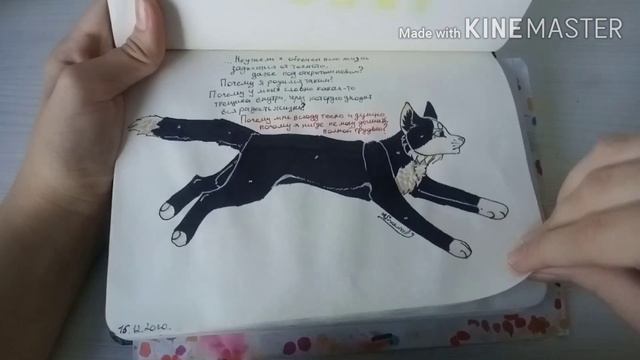 •Обзор скетчбука•Коты Воители• 2 часть• смотреть онлайн