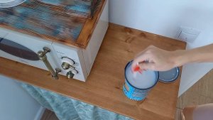 Полка для посуды, резная, деревянная
