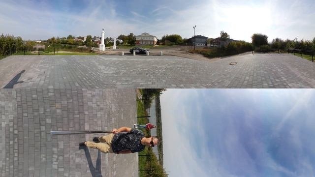Смотровая площадка в Касимове снятая на камеру 360 градусов.